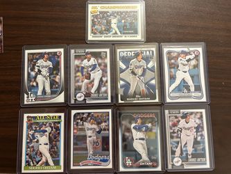 Dodgers MVP Shohei Ohtani (9) card lot