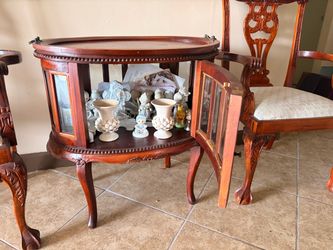 Wood Cabinet console table