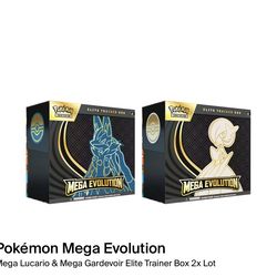 Pokemon Mega ETB 2pack