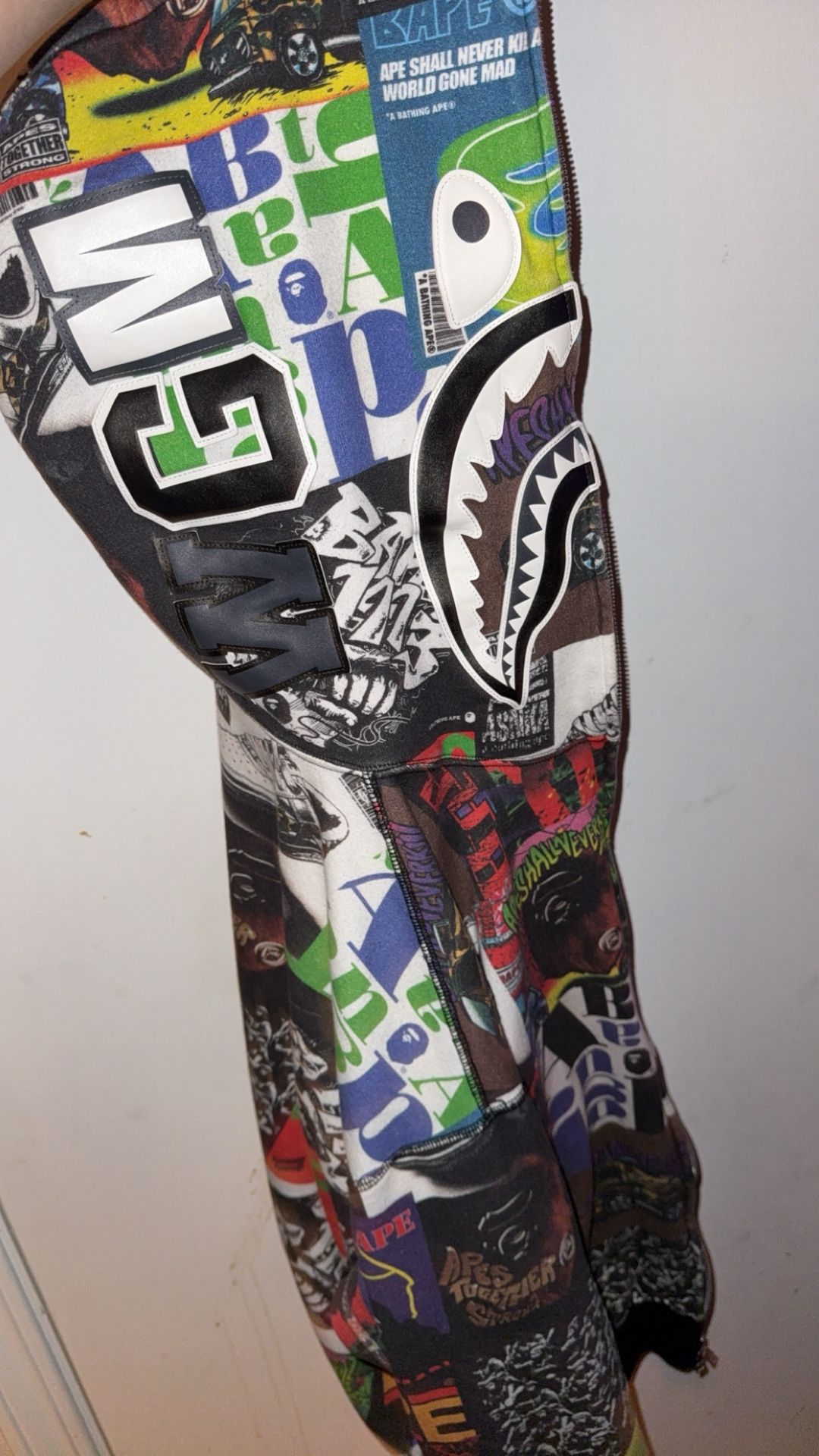 A Bathing Ape Full Shark Zip Up