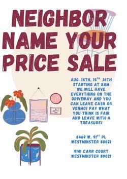 Garage sale