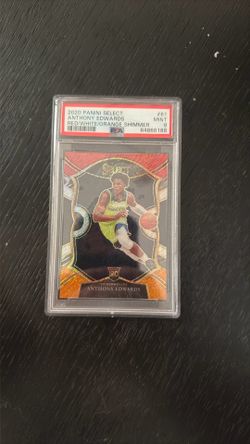 2020 Panini Select Anthony Edwards Red/White/Orange Shimmer
