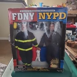 Fdny NYPD Action Figures 