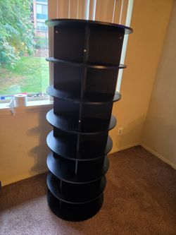 Women shoe rack black