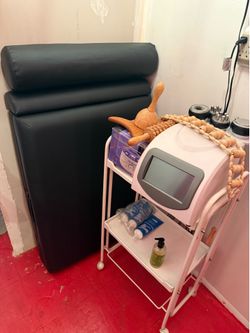 Massage table cavitation machine and tools