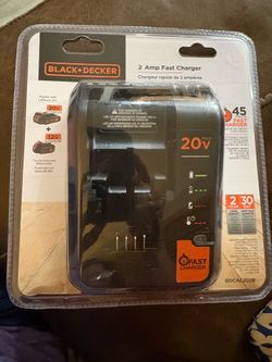 Black & Decker 20v fast charger