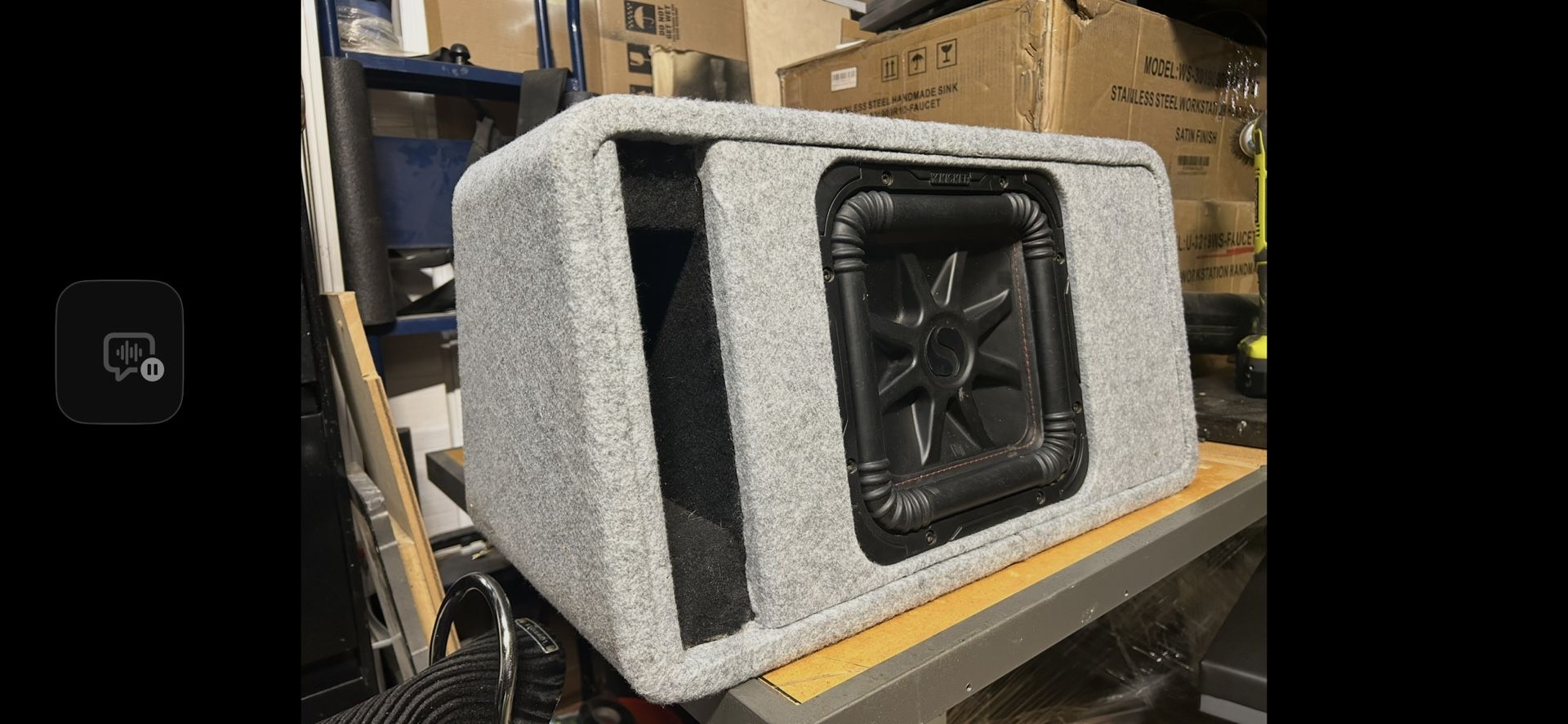 Subwoofer And Amp