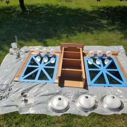 Light Fixtures And Vanity Double Set