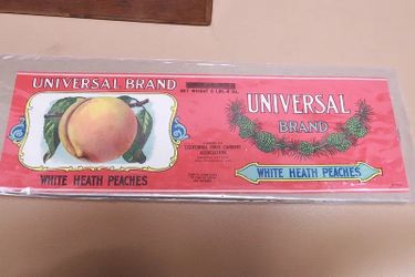 Antique Fruit Crate Label Art