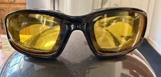 Motorcycle Riding Goggles Yellow Lens