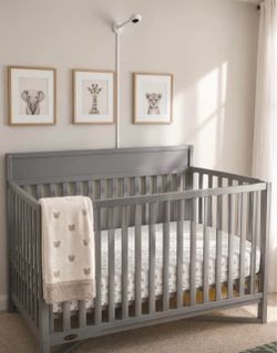 Crib + mattress+ nanit set up