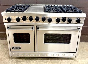 Viking 48" Professional Dual-Fuel Range — Model VDSC4856GSS