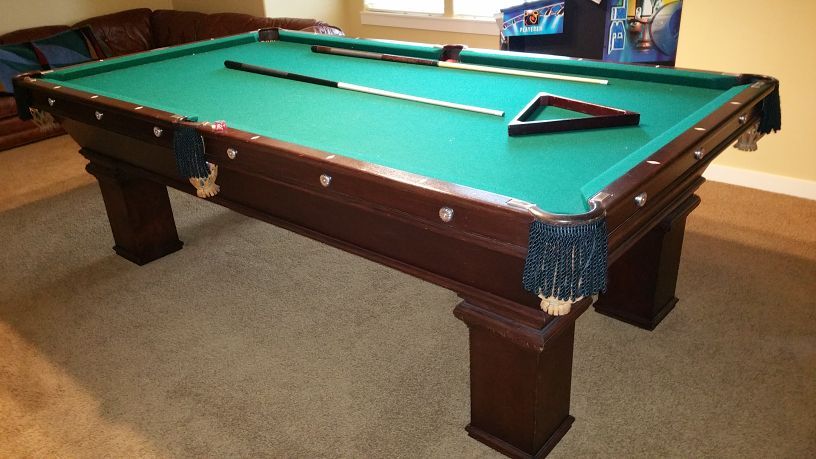 Circa 1900's Merle & Heaney pool table