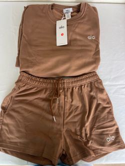 Alo Brown Matching Set – Size Small