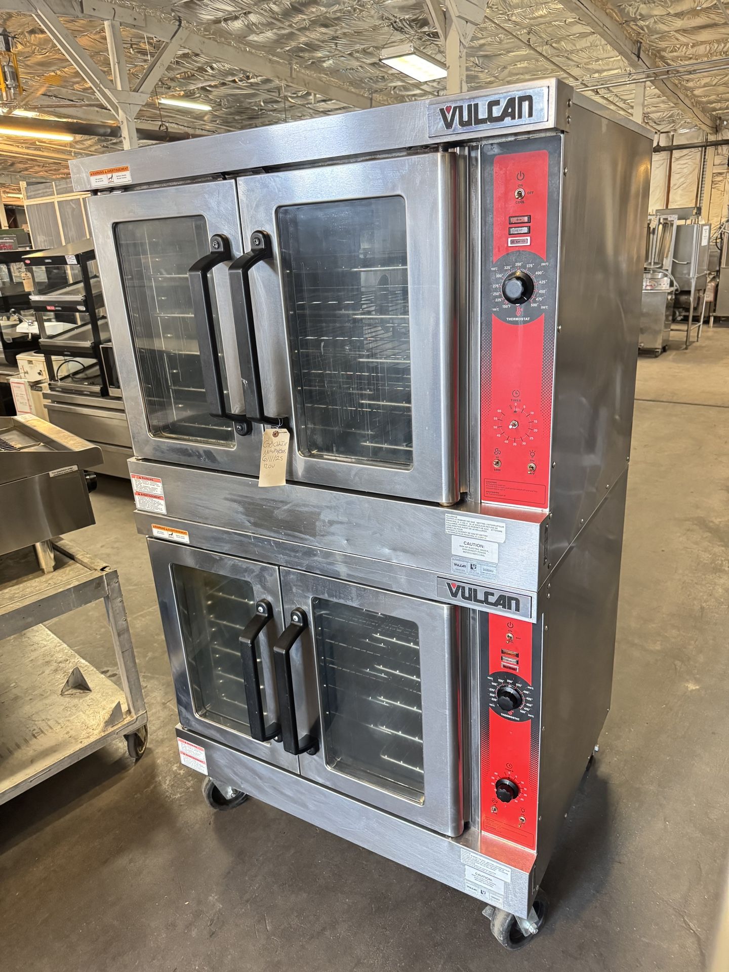 Vulcan Double Stack Convection Oven Natural Gas