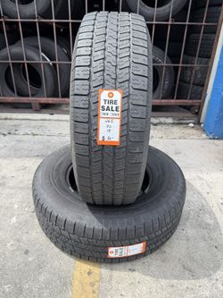 (2) Used 265 70 17 Goodyear Wrangler SR-A