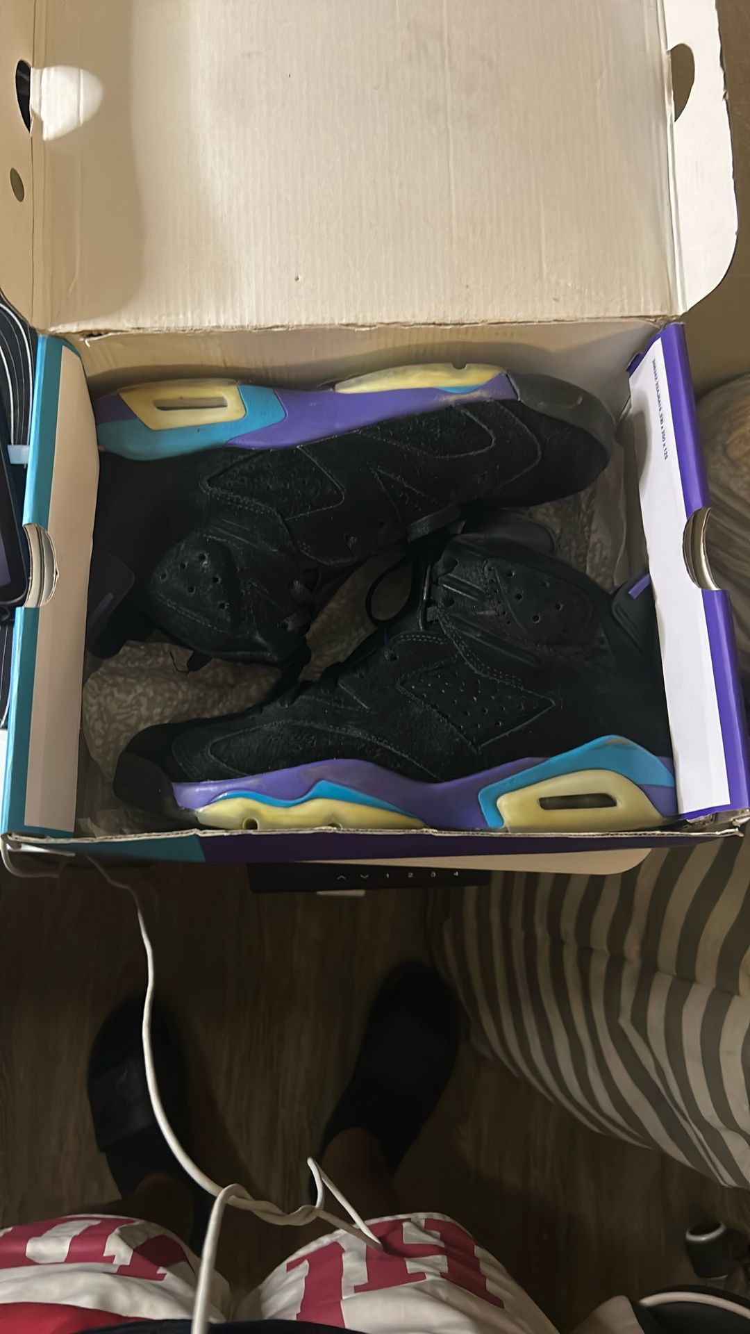 Jordan 6 retro multi color