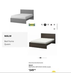 Gray Queen Bed frame