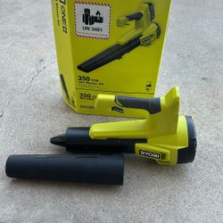 RYOBI ONE+ 18V 100 MPH 350 CFM Cordless Battery Variable-Speed Jet Fan Leaf Blower (Tool Only)