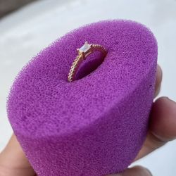 Gold Ring Small Diamonds. First Come First Serve