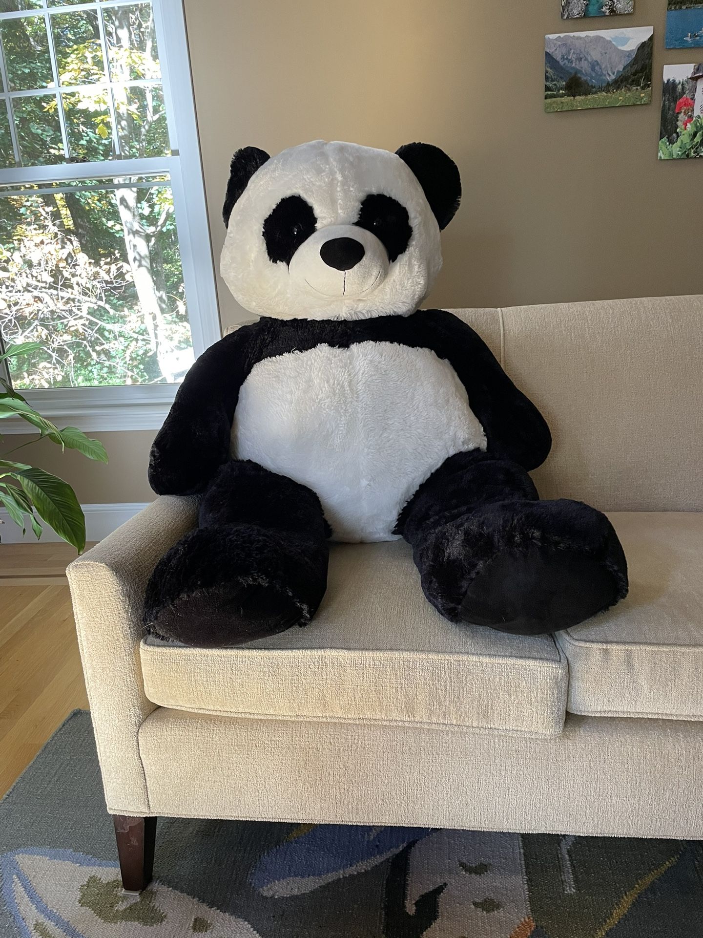 Adorable Large Stuffed Panda
