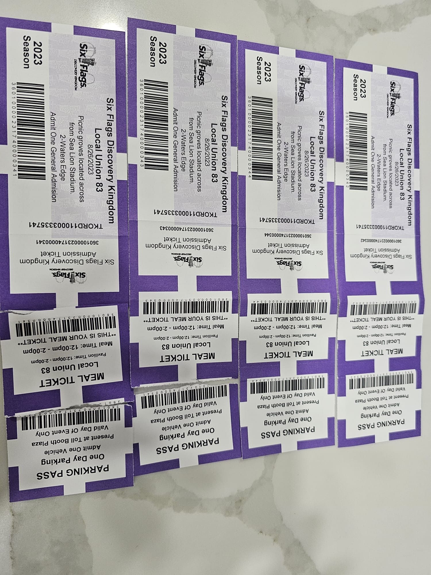 Six Flax Tickets