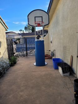 Adjustable Height Basketball Hoop