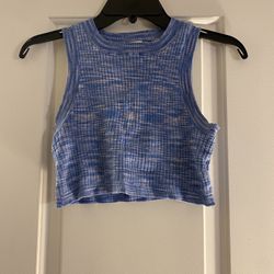 Cropped Sweater Tank Top