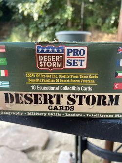 Desert Storm Trading Cards BRAND NEW