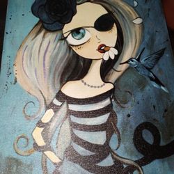 Acrylic Art On Stretched Canvas 