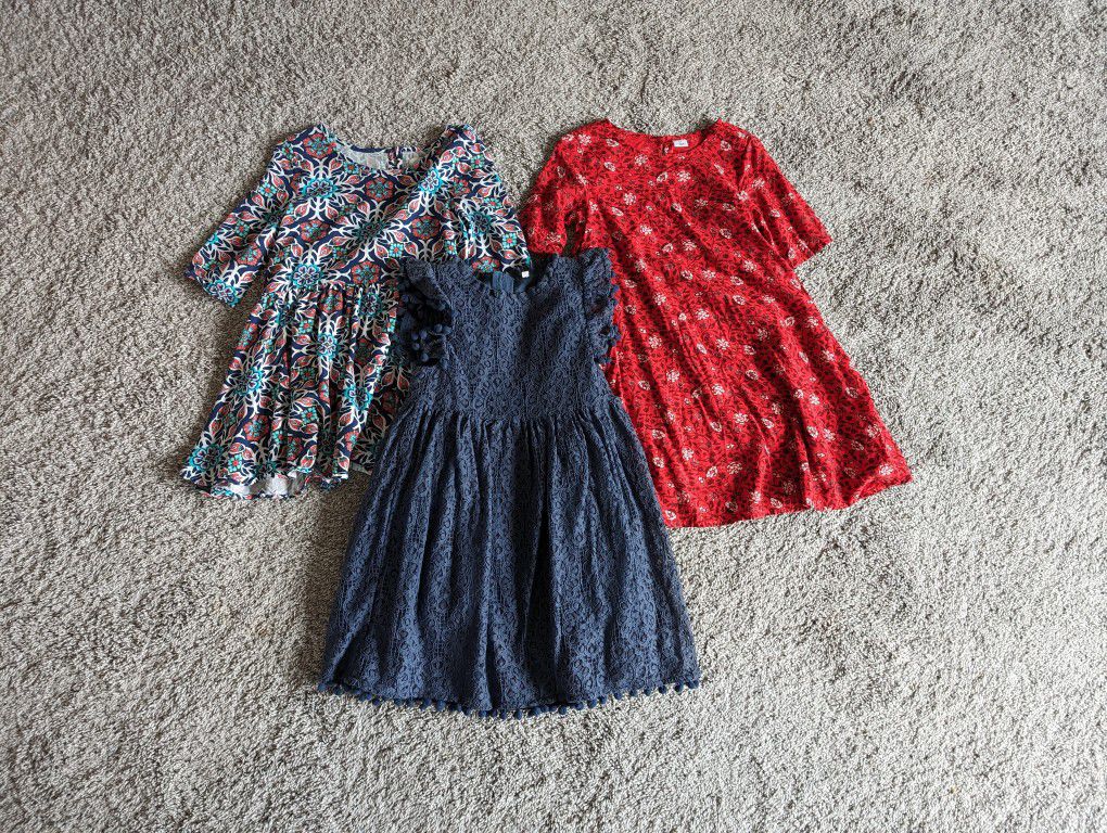 Lot Of 5t Girls Dresses And Jackets