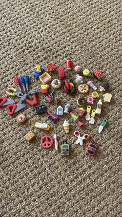 Assorted kids erasers