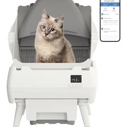 Self cleaning cat litter box
