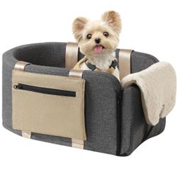 Center Console Car Seat For Pets Fur Baby 