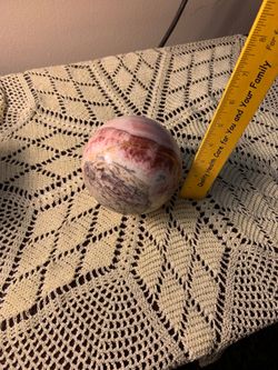 Marble sphere possible onyx