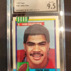 Junior Seau Rookie Card 1990 Near Perfect
