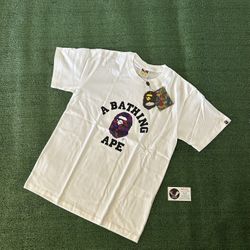 White Bape Tee