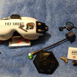 Fat shark HD3 Analog Goggles W/ Foxeer Mod