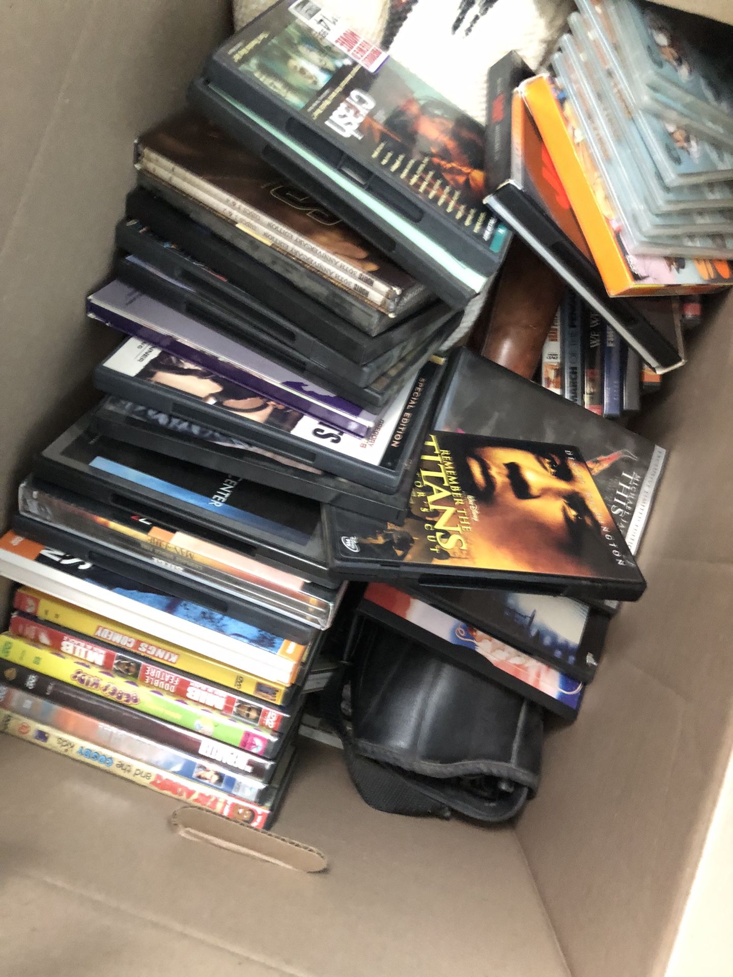 Various DVDs And A Player