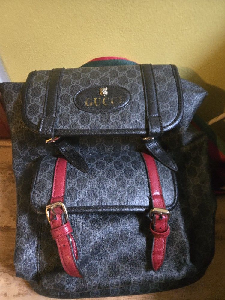 Gucci backpack Real gucci