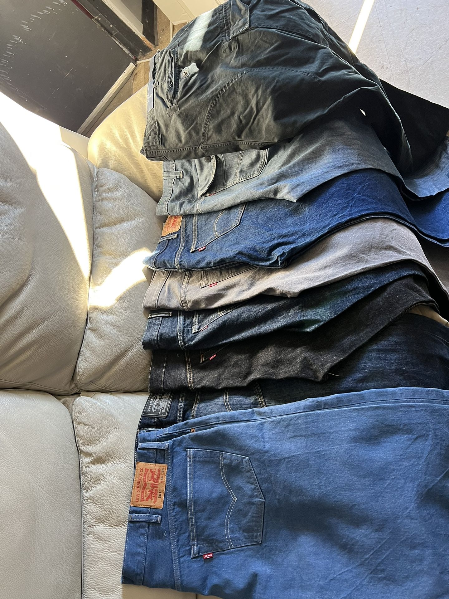 8 Pairs Of Men's Levi