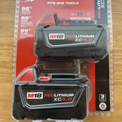 Milwaukee Battery 5.0 (2 Pack) 