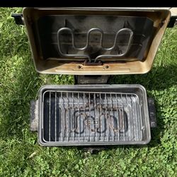 Electric Panini Grill Or Portable Patio Grill 