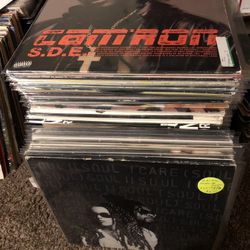 Over 125 hip hop records. Late 90’s-early 2000. Most are promos and are in nice condition.