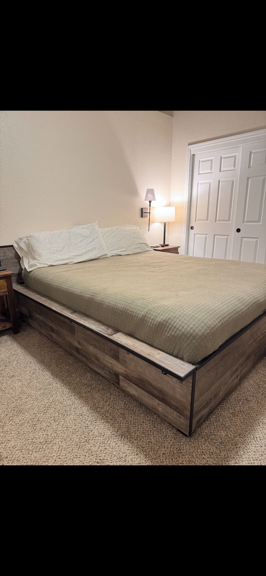 Wood Bed Frame Cal King