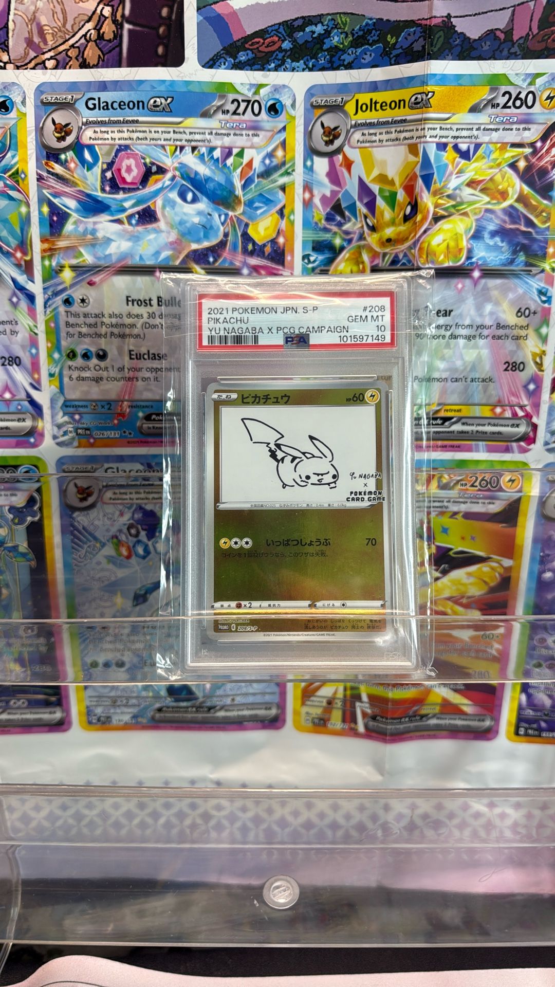 Pikachu - 208/S-P Yu Nagaba PSA 10 Pokemon Sword & Shield Promos (JP)
