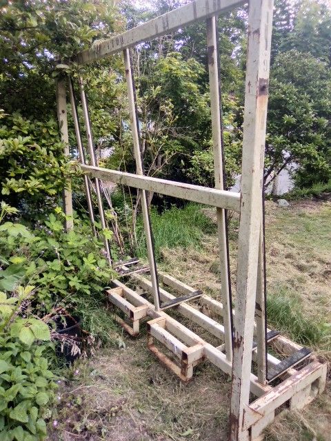 Glass Rack Heavy Heavy Duty Able To Use With The Forklift For Glass Panels
