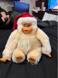 Vintage Gonga thumb sucking Gorilla plush