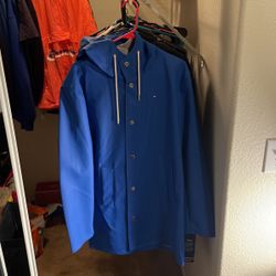 Tommy Hilfiger Blue Raincoat XL New