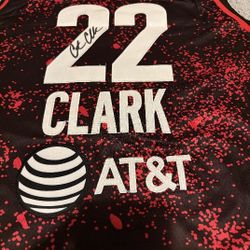 Caitlin Clark Signed Autograph Jersey Stranger Things Indiana Fever Iowa Hawkeyes 